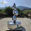 stainless steel sculpture water drop sculpture modern sculpture for sale DZM 1350 - Image 4