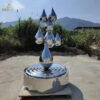 stainless steel sculpture water drop sculpture modern sculpture for sale DZM 1350 - Image 5