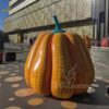 gaint stainless steel art best pumpkin sculptures for garden decorate DZM 1397 - Image 3