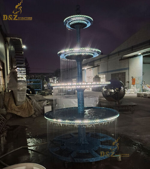 large yard fountain