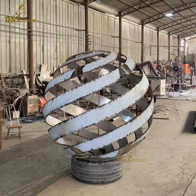 process to make outdoor sphere fountain