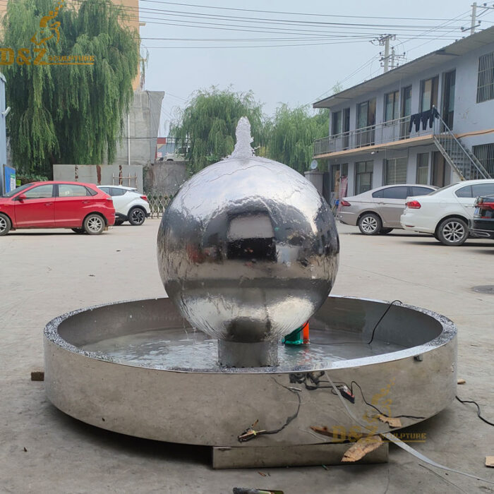 sphere outdoor fountain