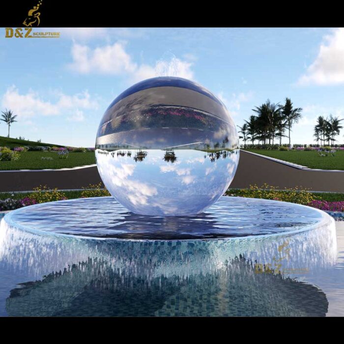 acrylic sphere water fountain