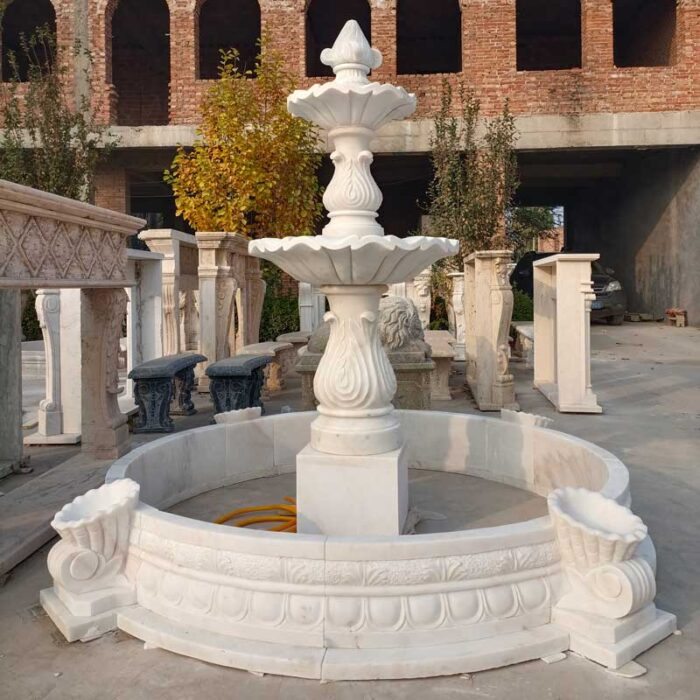 stone fountain