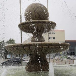 water ball fountain