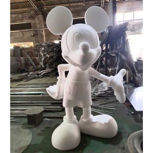 foam mold of mickey mouse statue