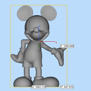 mickey mouse 3D drawing