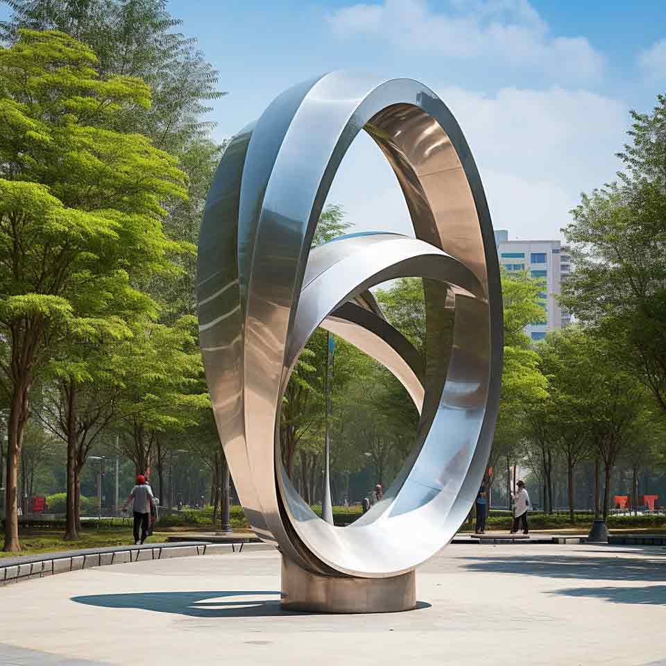 Customized modern large outdoor metal art sculptures DZ-1509