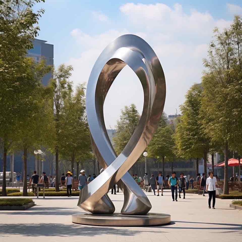 Customized modern large outdoor metal art sculptures DZ-1509