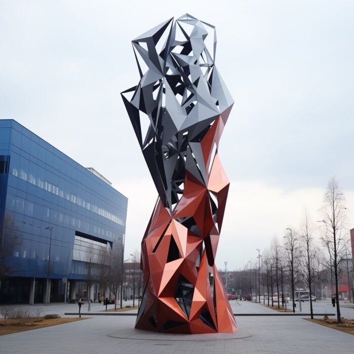 Professional customized large-scale urban public metal art sculpture project DZ-1521