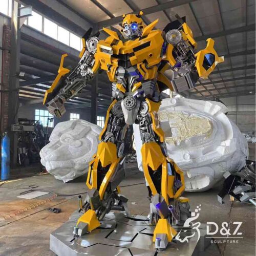 large robot sculpture