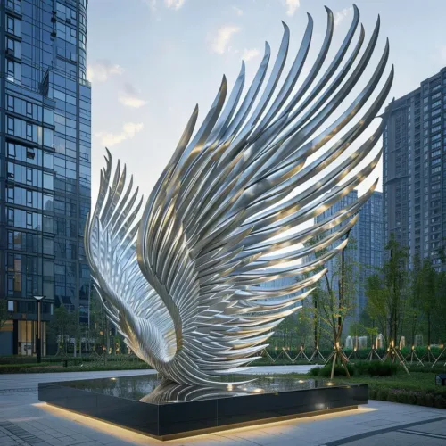 Giant Metal Wings Sculpture - Angel Victory Eagle wings DZ-17-1
