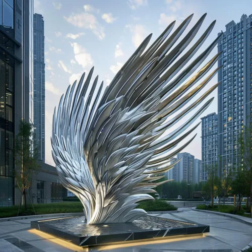 Giant Metal Wings Sculpture - Angel Victory Eagle wings DZ-17-2