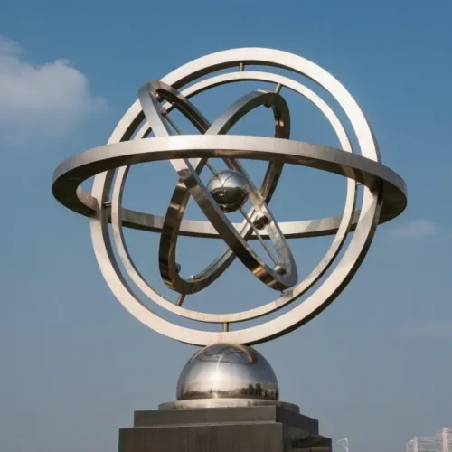 Garden Gyroscope Sculpture Metal for Sale | Modern Art DZ-18-1