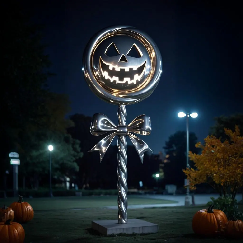 Sugar Candy Sculpture Halloween Giant Lollipop for sale DZN-32-4