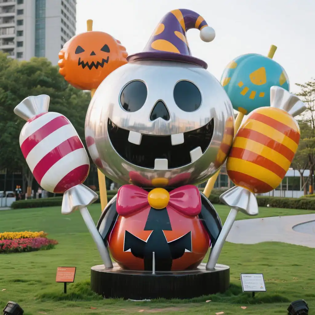 Sugar Candy Sculpture Halloween Giant Lollipop for sale DZN-32-5