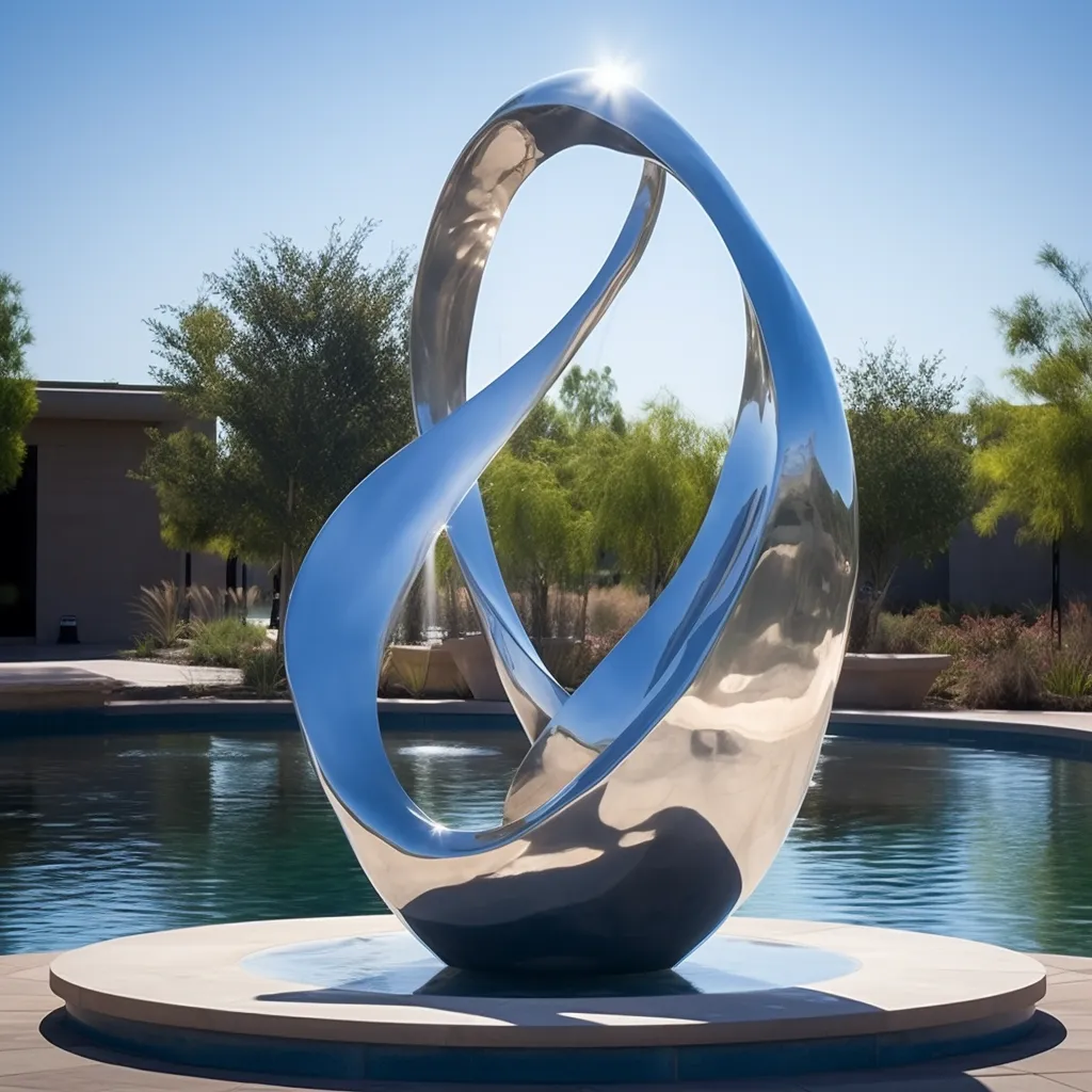 Outdoor Garden Abstract Water Feature Sculpture for Sale DZN-26-3 Outdoor Garden Abstract Water Feature Sculpture for Sale DZN-26-3
