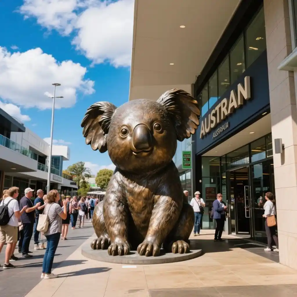 Giant Bronze Koala Bear Statue – Outdoor Animal Sculpture DZN93 Giant Bronze Koala Bear Statue – Outdoor Animal Sculpture DZN93-2