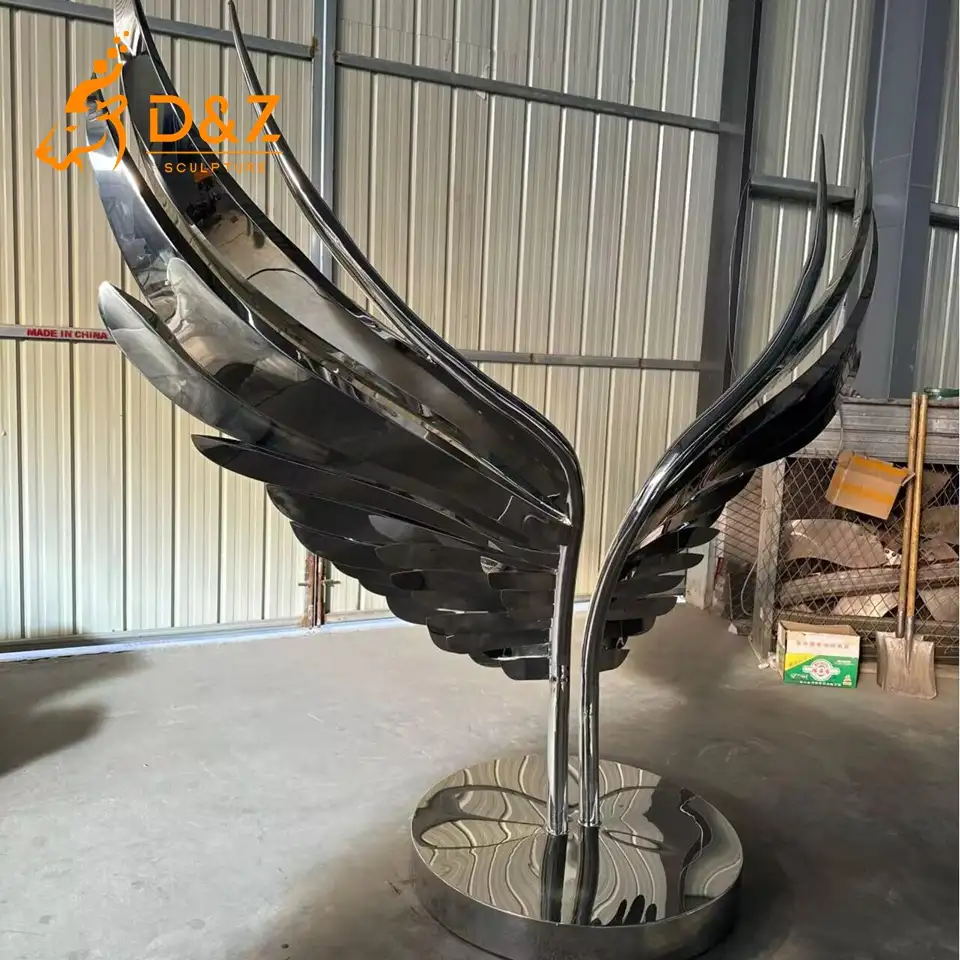 Beautiful Metal Angel Wings Sculptures for Sale | DZ Sculpture angel wings sculpture for sale