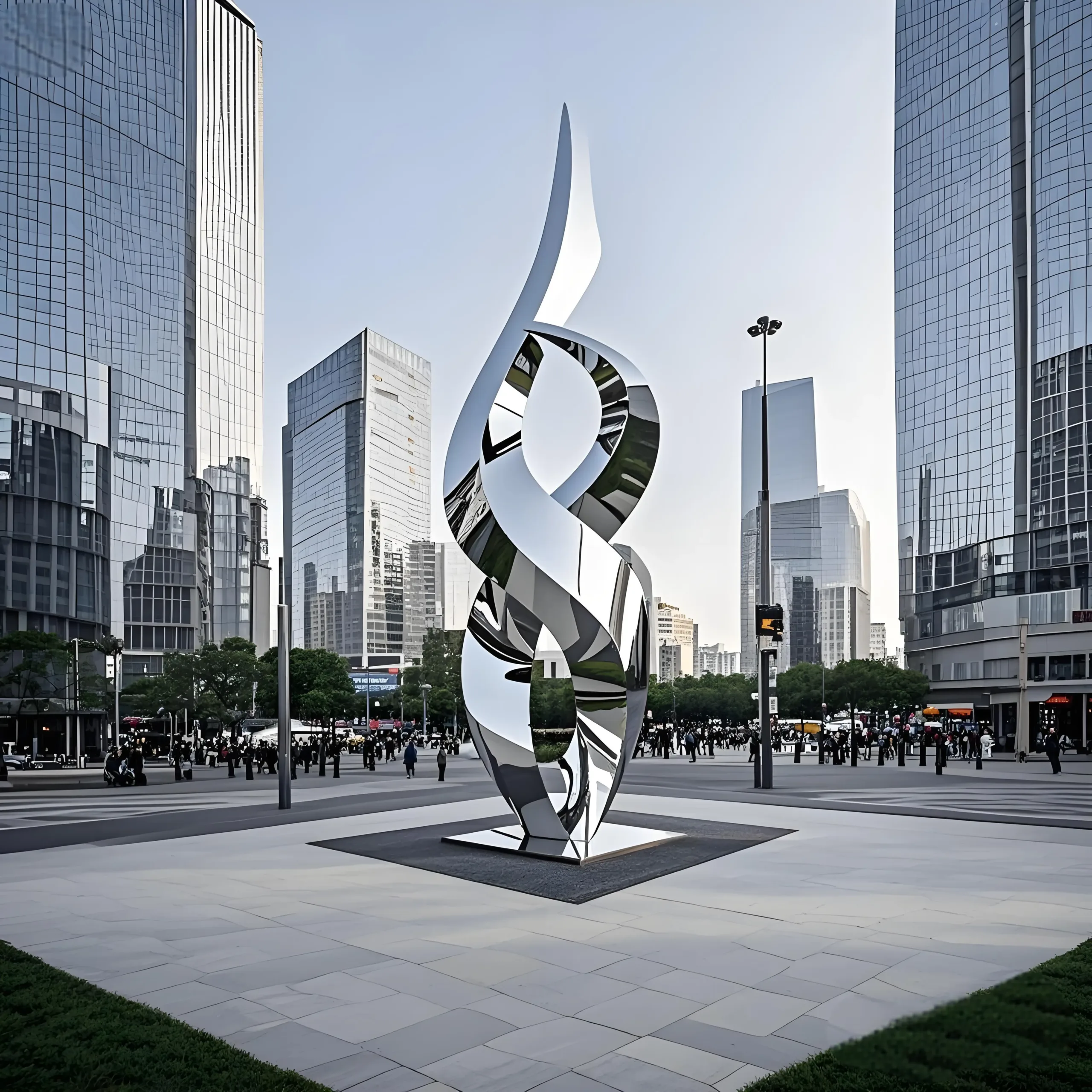 Modern Metal Abstract Sculpture| Large Outdoor Art for Sale DZN-23-3 Modern Metal Abstract Sculpture| Large Outdoor Art for Sale DZN-23-3