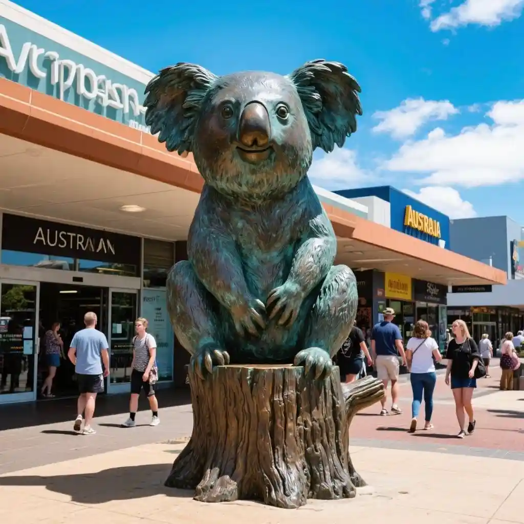 Giant Bronze Koala Bear Statue – Outdoor Animal Sculpture DZN93 Giant Bronze Koala Bear Statue – Outdoor Animal Sculpture DZN93-4
