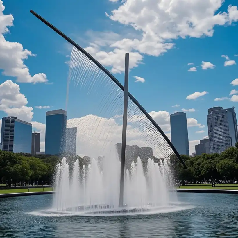 Metal Large Outdoor Boat Fountain with Light for Sale DZN99-3 Metal Large Outdoor Boat Fountain with Light for Sale DZN99-3