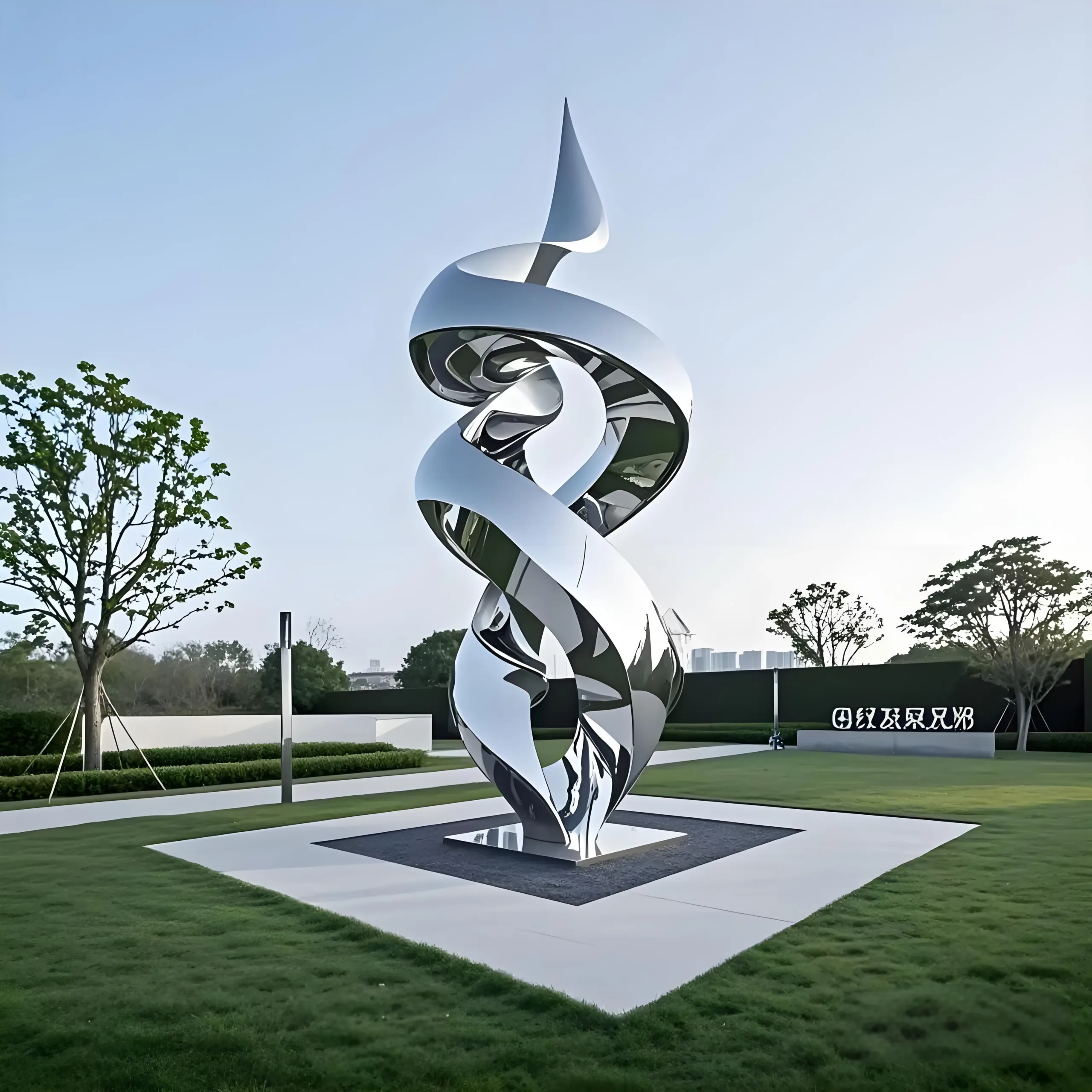 Modern Metal Abstract Sculpture| Large Outdoor Art for Sale DZN-23-5 Modern Metal Abstract Sculpture| Large Outdoor Art for Sale DZN-23-5