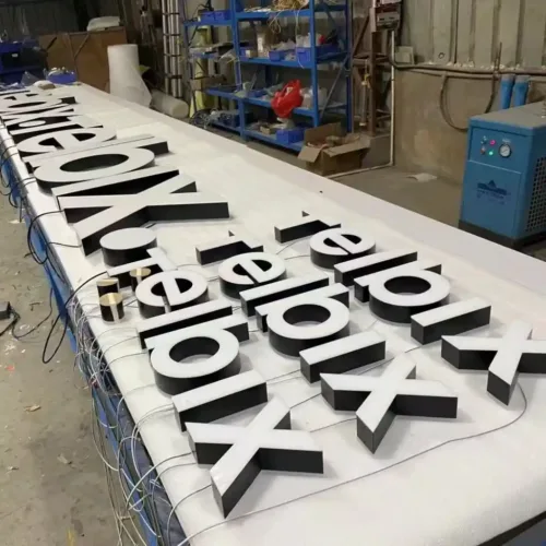 Large 3D Custom Company Logo | Creative Sculptures for Brand DZN104-2