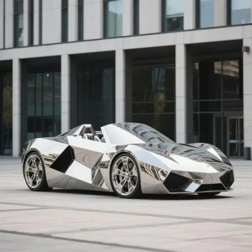 Custom Metal Car Sculptures for Sale - Geometric Abstract Art DZN169 Custom Metal Car Sculptures for Sale - Geometric Abstract Art DZN169-1