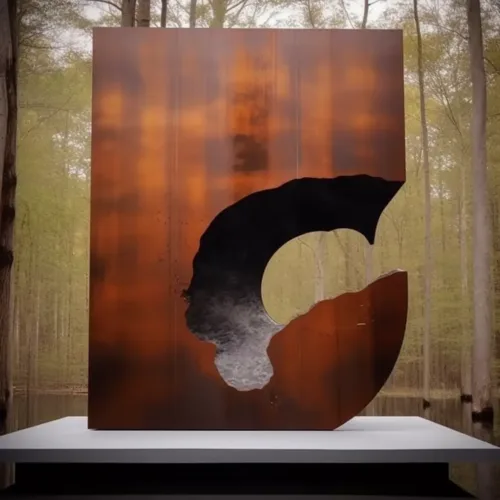 Large Corten Steel Sculptures | Abstract Public Art DZN110-1