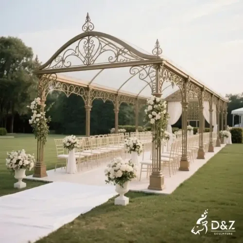 European Style Metal Garden Wedding Gazebo Ceremony Decor DZN250 6 European Style Metal Garden Wedding Gazebo Ceremony Decor DZN250-1