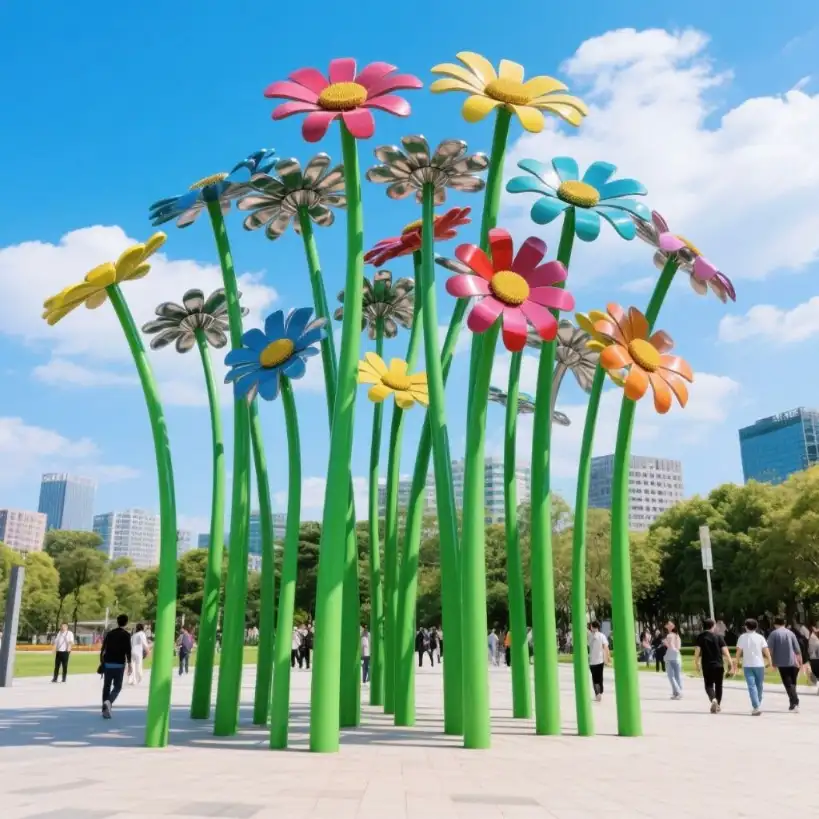 10 Awesome Metal Garden Flower Sculptures Decor 10 Awesome Metal Garden Flower Sculptures Decor 6