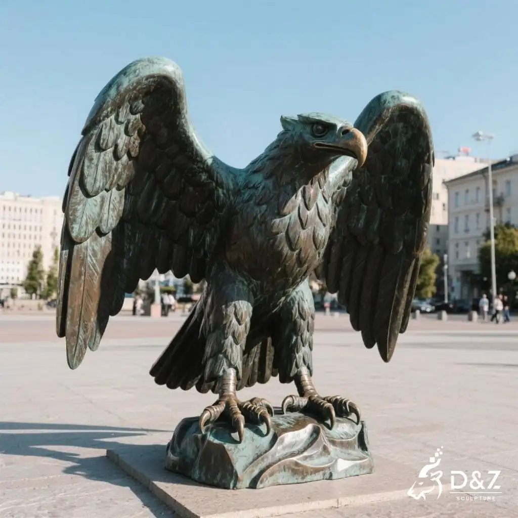 Bronze Giant Haast's Eagle Statue NZ Birds DZN269 Bronze Giant Haast's Eagle Sculpture NZ Birds DZN269-3