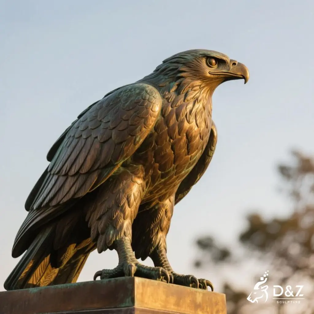Bronze Giant Haast's Eagle Statue NZ Birds DZN269 Bronze Giant Haast's Eagle Sculpture NZ Birds DZN269-4