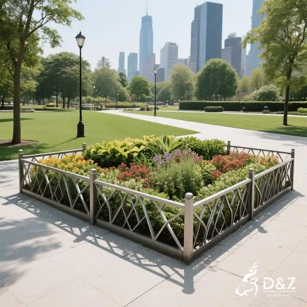 Metal Garden Border Fence - Flower Bed Fence Art DZN287-3 Metal Garden Border Fence - Flower Bed Fence Art DZN287-3