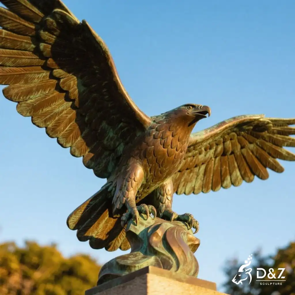 Bronze Giant Haast's Eagle Statue NZ Birds DZN269 Bronze Giant Haast's Eagle Sculpture NZ Birds DZN269-5