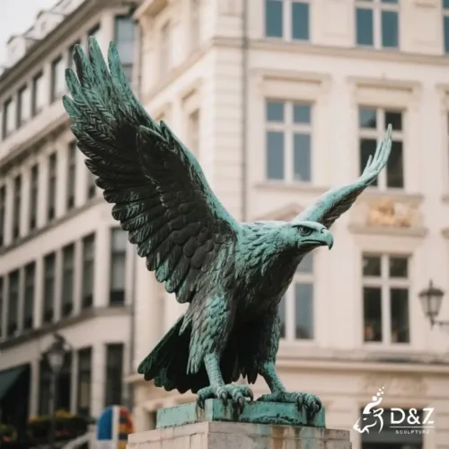 Large Bronze New Zealand Eagle Statue for Sale DZN270-1