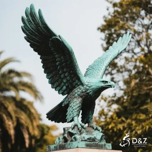 Large Bronze New Zealand Eagle Statue for Sale DZN270-2