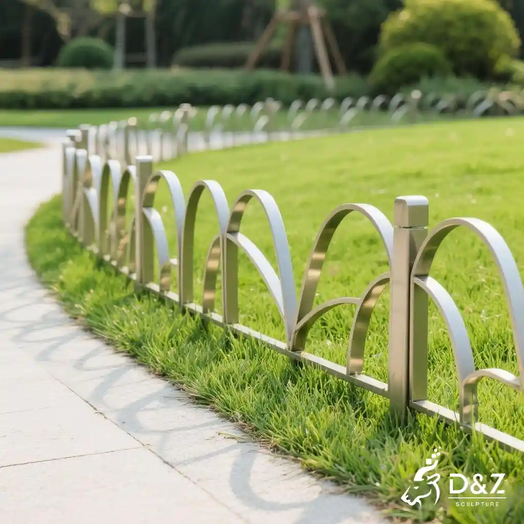 Metal Garden Border Fence - Flower Bed Fence Art DZN287-5 Metal Garden Border Fence - Flower Bed Fence Art DZN287-5