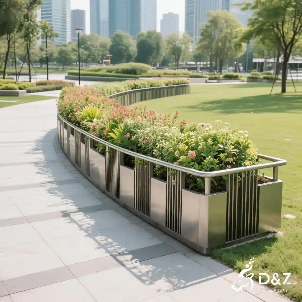 Metal Garden Border Fence - Flower Bed Fence Art DZN287-6 Metal Garden Border Fence - Flower Bed Fence Art DZN287-6