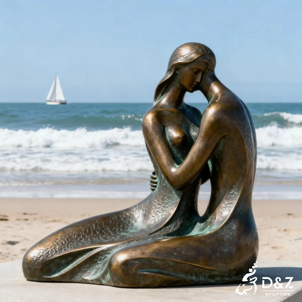 D&Z 21 Unique Love Sculpture Artworks Express Charming Love Customize love sculpture, crafted by metal, bronze, Corten, or marble, perfect for indoor and outdoor spaces-8-2