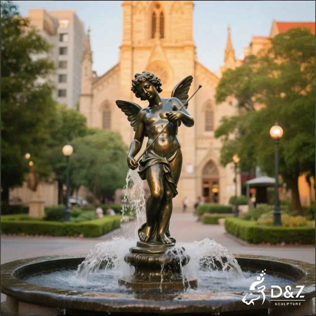 Awesome Bronze Goddess of Love Sculpture Fountain DZN352 10 Large bronze goddess of love sculpture, cast by lost-wax method, outdoor and indoor decoration-7