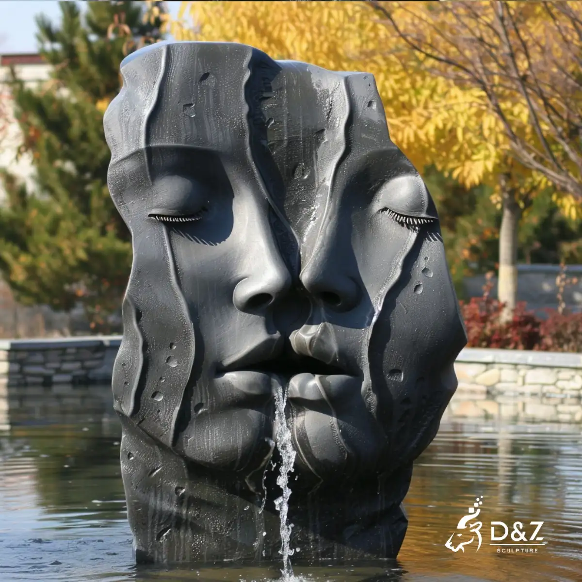 11 Captivating Metal Face Sculpture Designs Redefine Art 10 11 Captivating Metal Face Sculpture Designs Redefine Art: face fountain sculpture