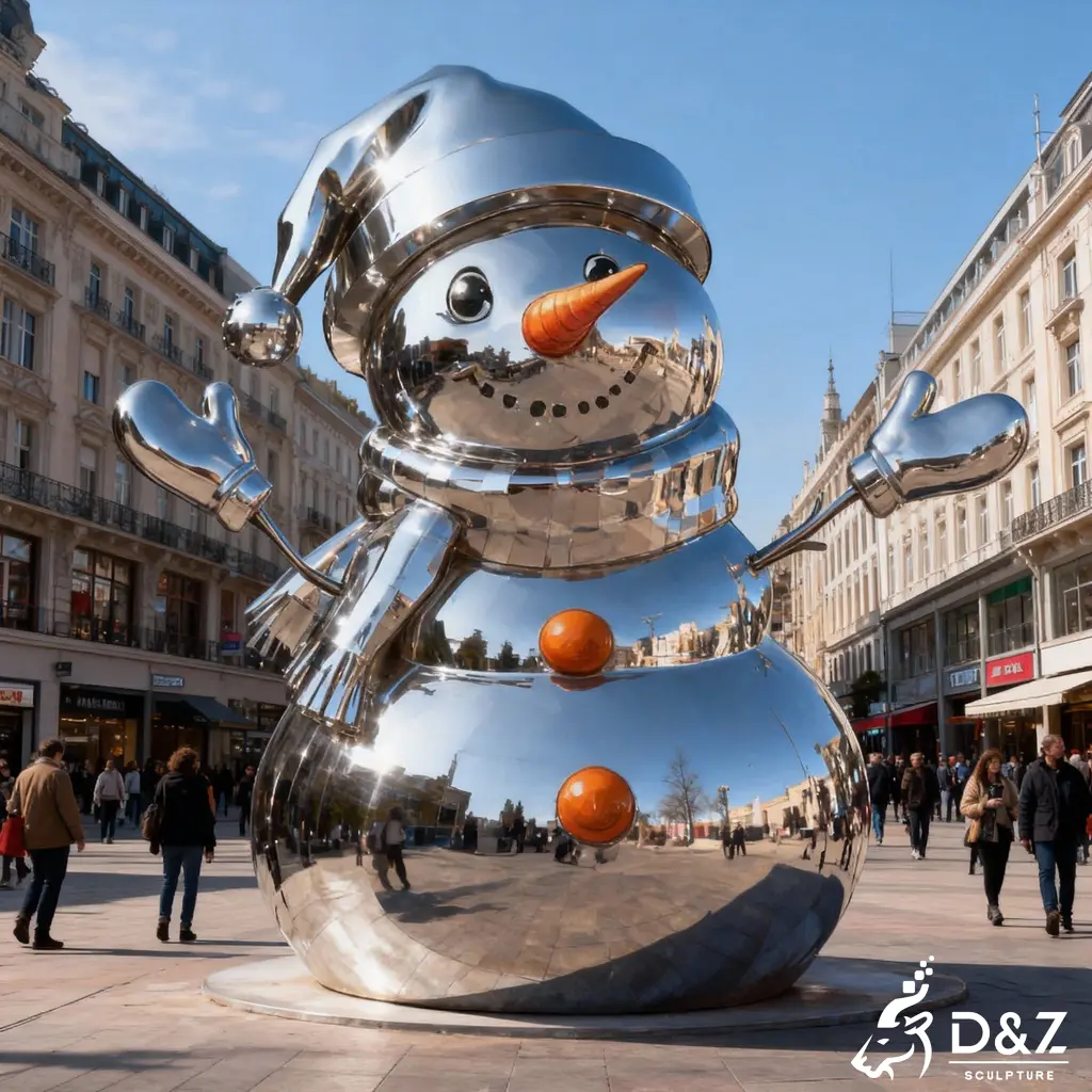 Large Metal Funny Christmas Ornaments Snowman Sculpture Art DZN384 Custom Greek Achilles bronze statue, cast by lost-wax method, outdoor and indoor decoration-6