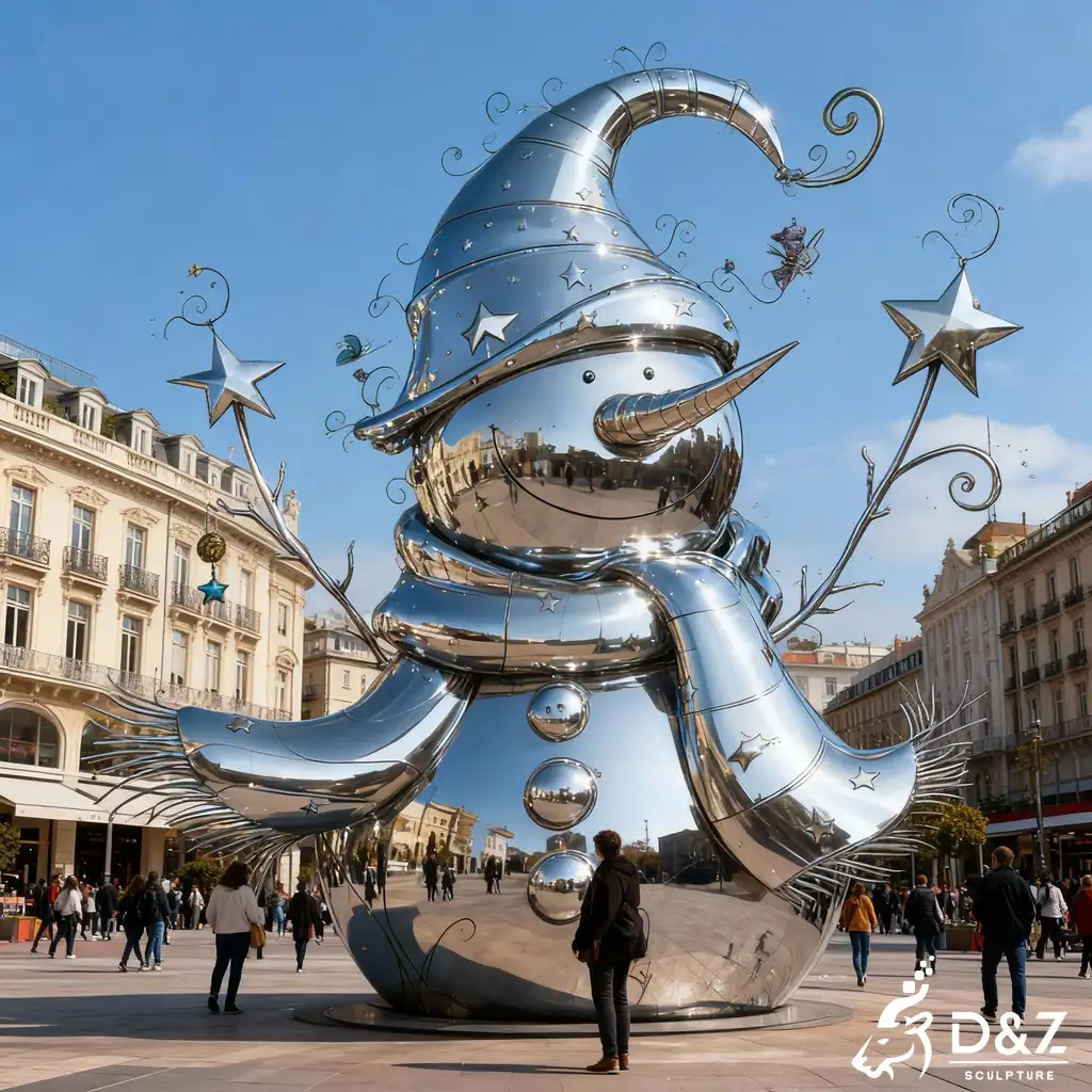 Large Metal Funny Christmas Ornaments Snowman Sculpture Art DZN384 Custom Greek Achilles bronze statue, cast by lost-wax method, outdoor and indoor decoration-8