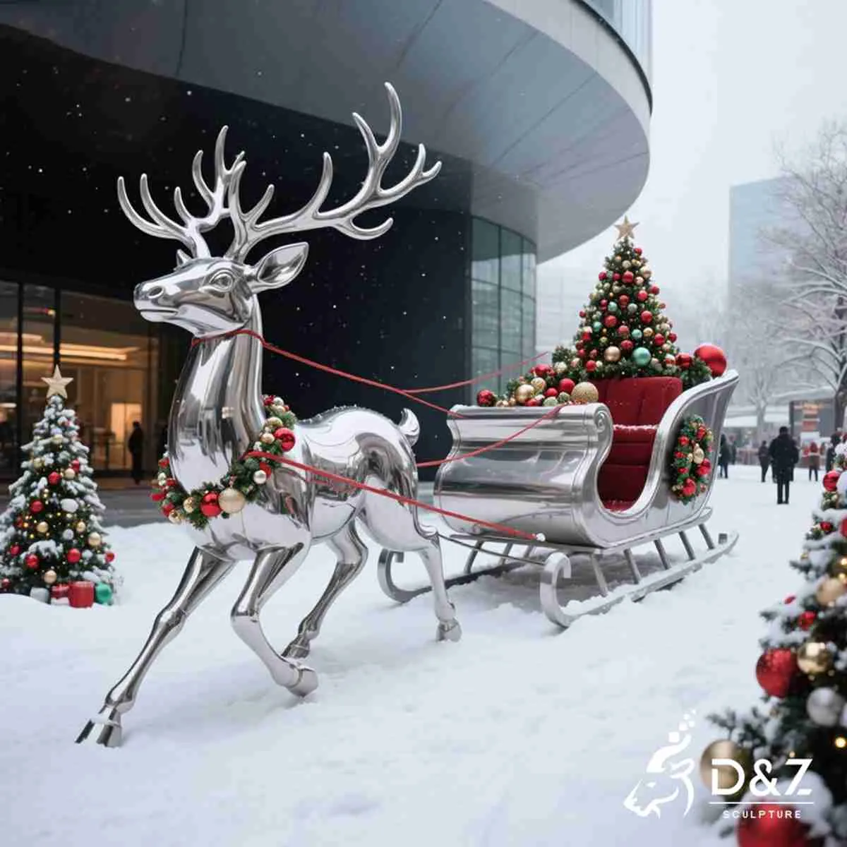 Illuminate a Winter Fairytale with 28 Christmas Sculptures-7