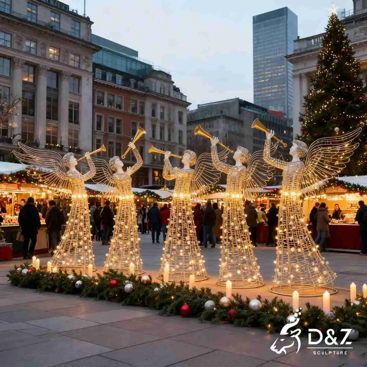 Illuminate a Winter Fairytale with 28 Christmas Sculptures-8
