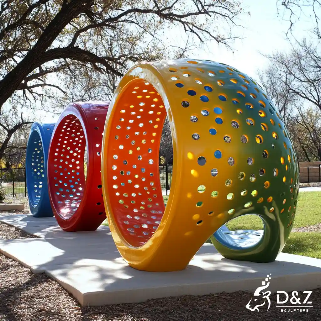 Large Interactive Custom-themed Playground Sculptures DZN419-4