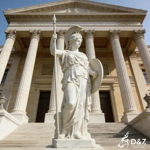 Majestic Greek Marble Athena Goddess Statue for Garden DZN415 Majestic Greek Marble Athena Goddess Statue for Garden DZN415-8