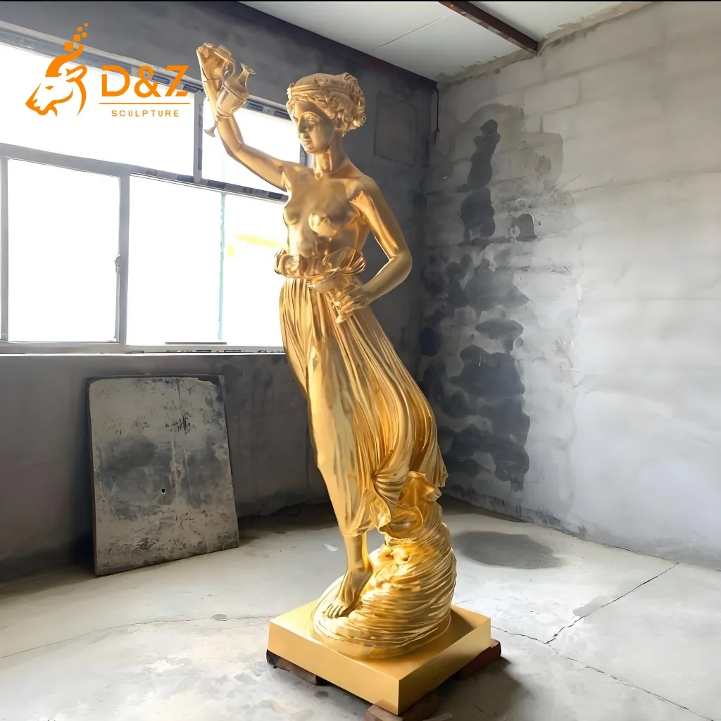 Famous Brass Hebe Goddess Statue of Youth and Elegance for Sale DZN404-3